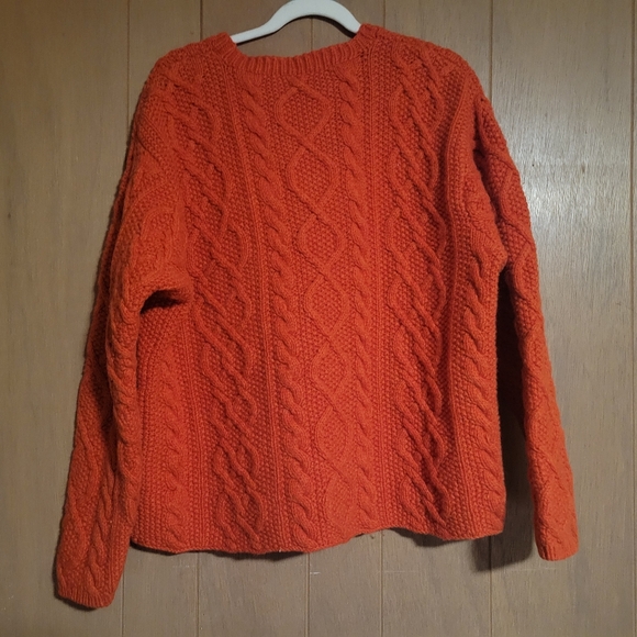 J. Crew Cableknit 100% Wool Sweater - Picture 2 of 7